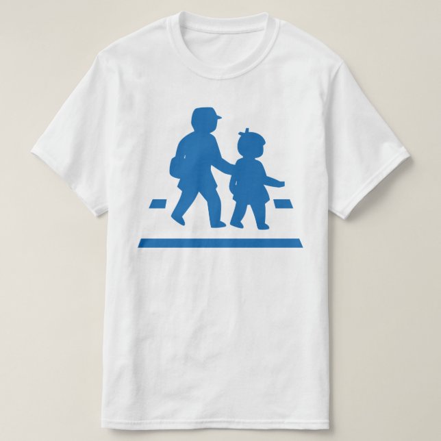 T-shirt Panneau de signalisation scolaire >> Japonais (Design devant)