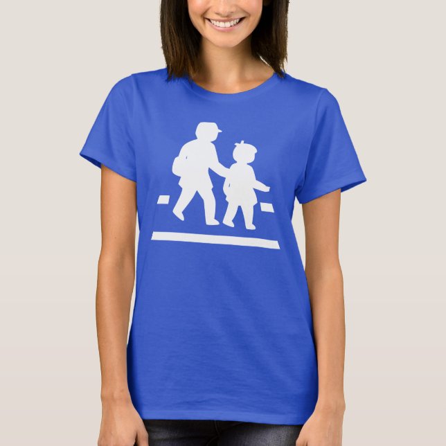T-shirt Panneau de signalisation scolaire >> Japonais (Devant)