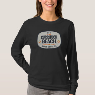 T-shirt Panneau de vacances d'été de Currituck Beach NC Su