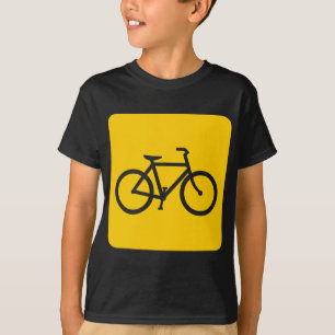 T-shirt Panneau de vélo - Ambre