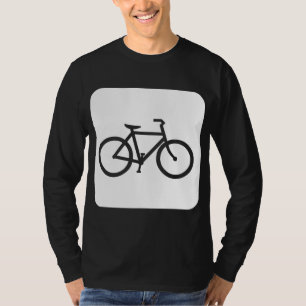 T-shirt Panneau de vélo - Blanc