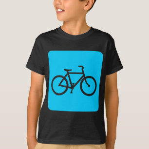 T-shirt Panneau de vélo - Sky Blue