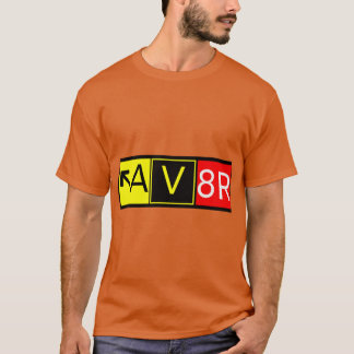 T-shirt Panneau de voie de circulation d'aéroport d'aviate