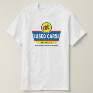 T-shirt Panneau de voiture d'occasion Vintage OK - Vous ta