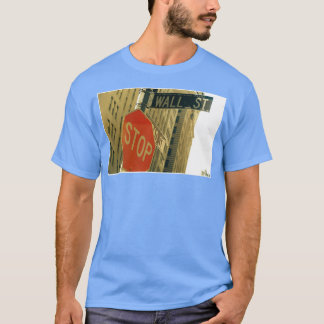 T-shirt Panneau de Wall Street New York City Circa 2000