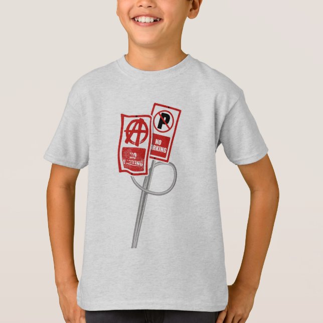 T-shirt Panneau d'interdiction de stationnement anarchique (Devant)