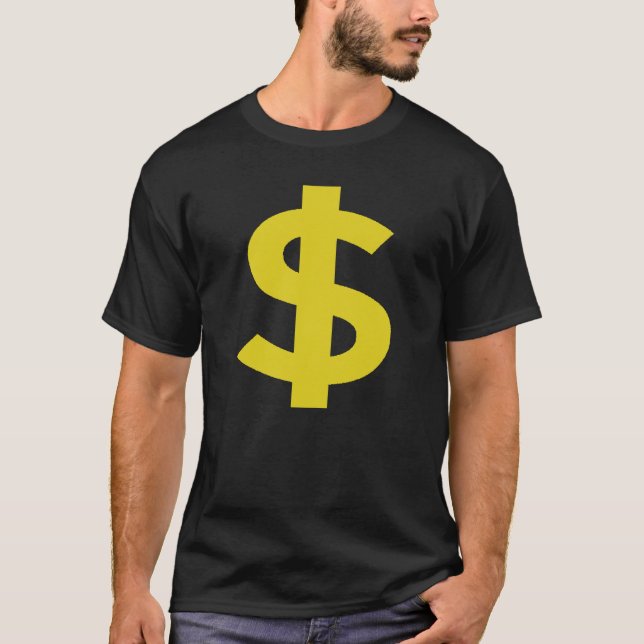 T-shirt Panneau dollar (Devant)