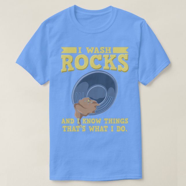 T-shirt PANNEAU D'OR I Wash Rocks (Design devant)
