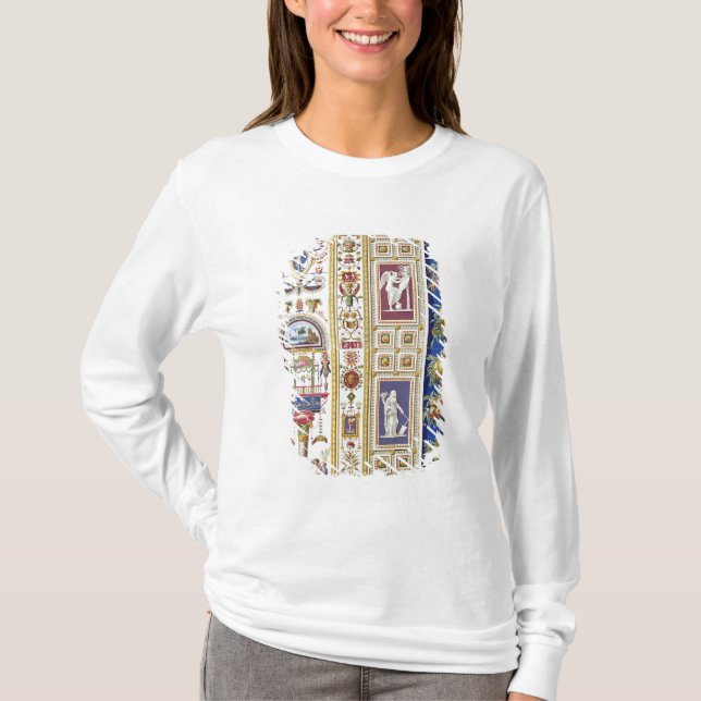 T-shirt Panneau du bungalow de Raphael à Vatican, de (Devant)