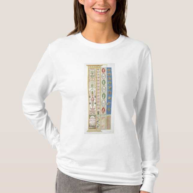 T-shirt Panneau du bungalow de Raphael à Vatican, engr (Devant)