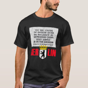 T-shirt Panneau du Checkpoint Charlie de Berlin