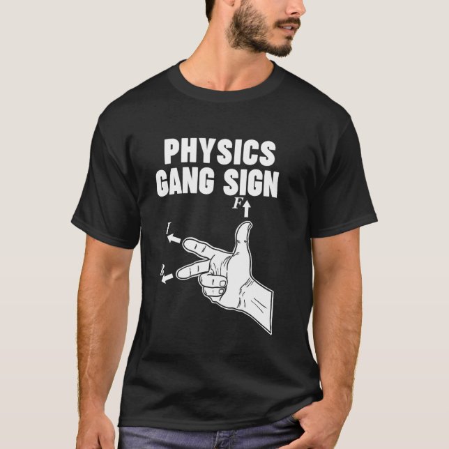 T-shirt Panneau du Gang de Physique (Devant)