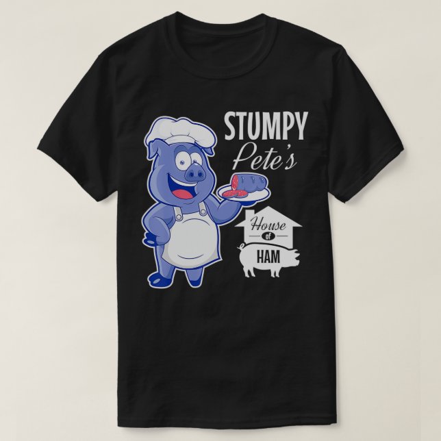T-shirt Panneau du restaurant Stumpy Peteu2019s House of H (Design devant)