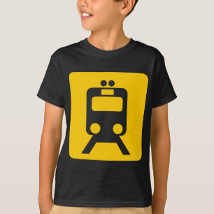 T-shirt Panneau du train -