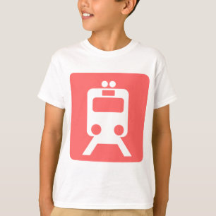 T-shirt Panneau du train -