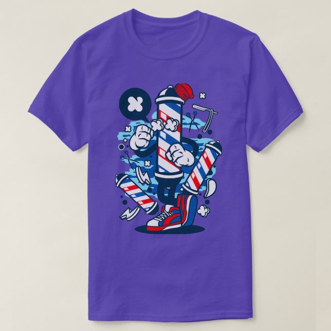 T-shirt Panneau en barrette (Design devant)