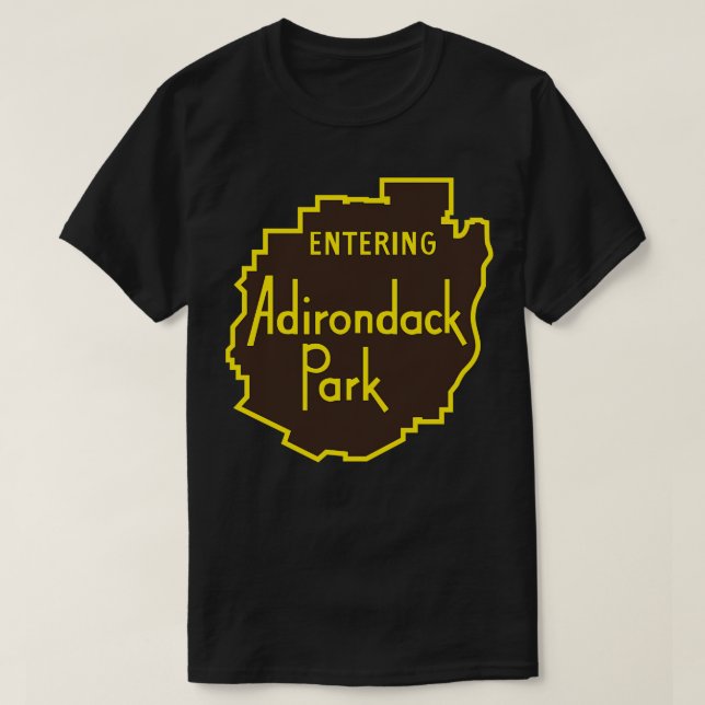 T-shirt Panneau Entrée du parc Adirondack (Design devant)