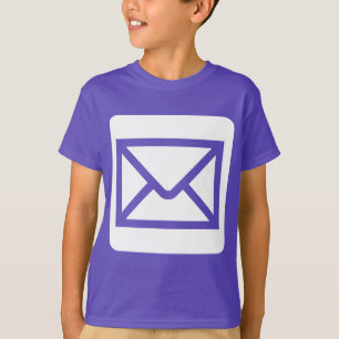 T-shirt Panneau Enveloppe - Blanc