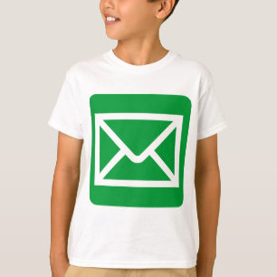 T-shirt Panneau Enveloppe - Vert herbe