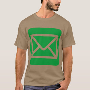 T-shirt Panneau Enveloppe - Vert herbe