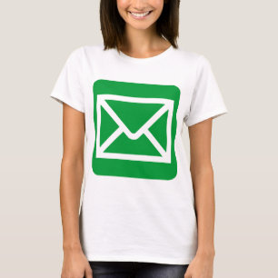 T-shirt Panneau Enveloppe - Vert herbe