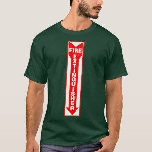T-shirt Panneau Extincteur d'incendie