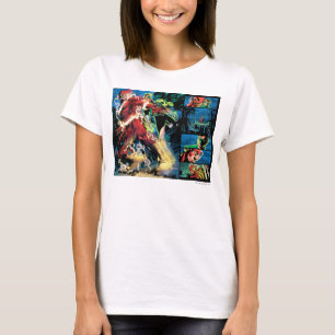 T-shirt Panneau instantané et vert de lanterne