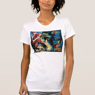 T-shirt Panneau instantané et vert de lanterne