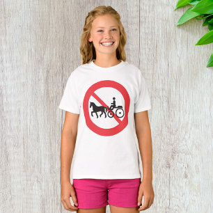 T-shirt Panneau Interdiction Véhicules Attelés
