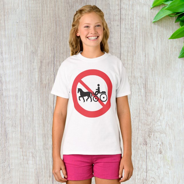 T-shirt Panneau Interdiction Véhicules Attelés (Créateur téléchargé)