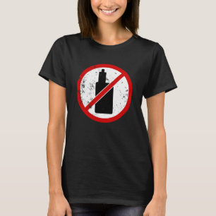 T-shirt Panneau interdit de vapoter