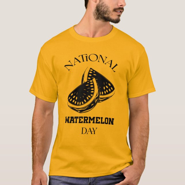 T-shirt Panneau Journee Nationale du Pastèque (Devant)
