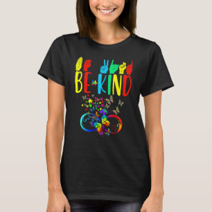 T-shirt Panneau langue des signes Mois de la sensibilisati