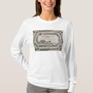 T-shirt Panneau pour un jeu ferroviaire, 1850