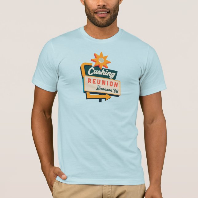 T-shirt Panneau routier de Cushing - Sombre (Devant)