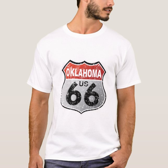 T-shirt Panneau routier historique de route (Devant)