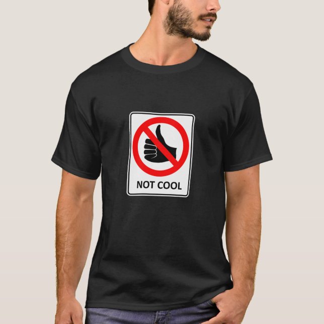 T-shirt Panneau routier non frais (Devant)