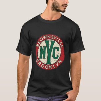 T-shirt Panneau routier Vintage Brownsville Brooklyn désor