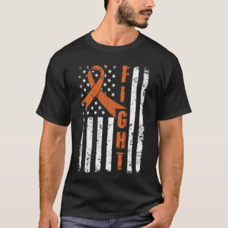 T-shirt Panneau ruban orange - Leukemia Awareness_fullprin