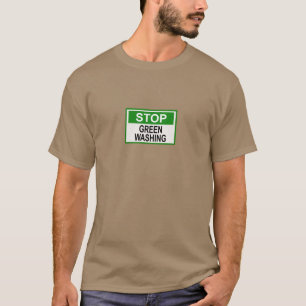 T-shirt Panneau Stop au Greenwashing