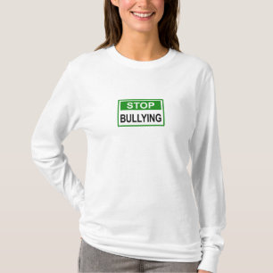 T-shirt Panneau Stop au Harcèlement vert