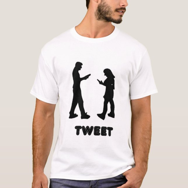T-shirt panneau TWEET (Devant)