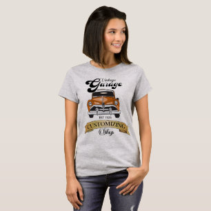 T-shirt Panneau vintage Garage et Boutique