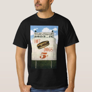T-shirt Panneau vintage, Lecteur Le Plus Grand Au Monde Da