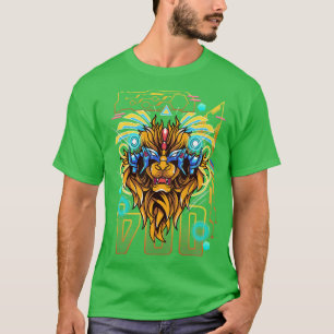 T-shirt Panneau zodiaque Lion mécanique Leo Horoscope