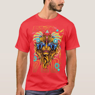 T-shirt Panneau zodiaque Lion mécanique Leo Horoscope