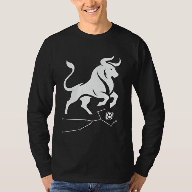 T-shirt Panneau Zodiaque Taurus Energy Star Constellation (Devant)
