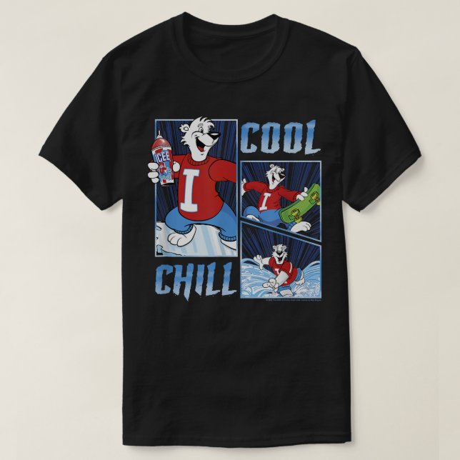 T-shirt Panneaux de bande dessinée ICEE Cool de l'ours de  (Design devant)