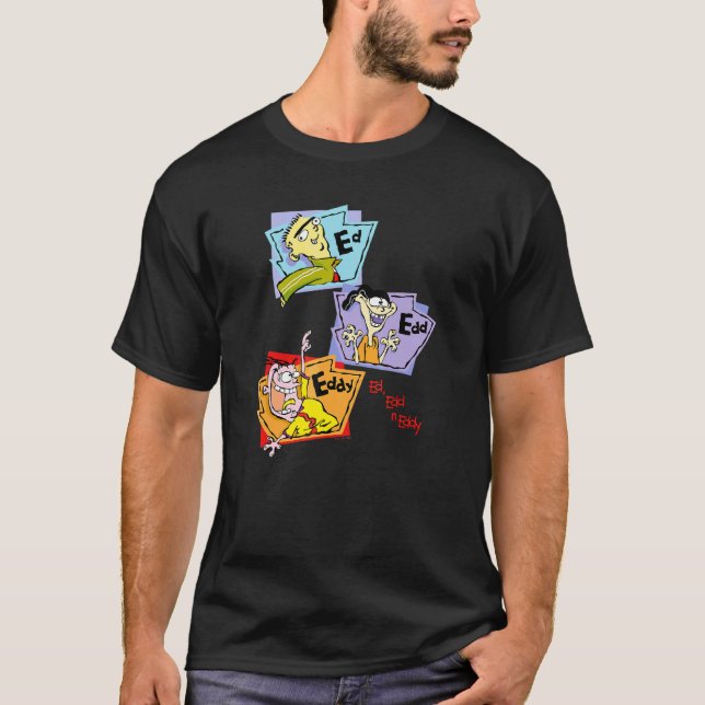 T-shirt Panneaux de groupe empilés Ed Edd N Eddy (Devant)