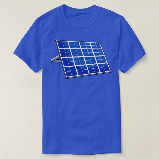 T-shirt Panneaux solaires à énergie renouvelable (Design devant)